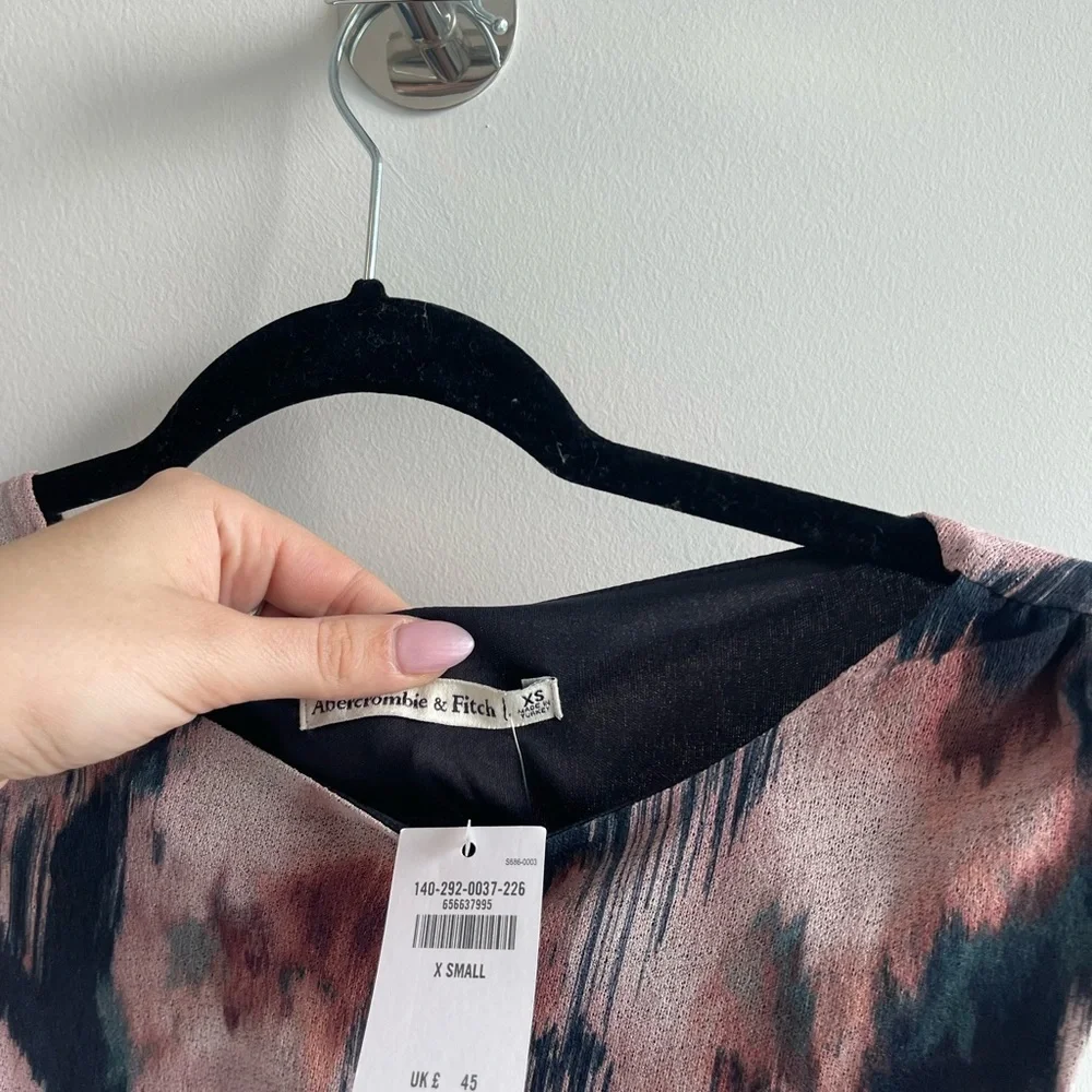 Abercrombie Mesh Floral Matching Skirt and Top Set